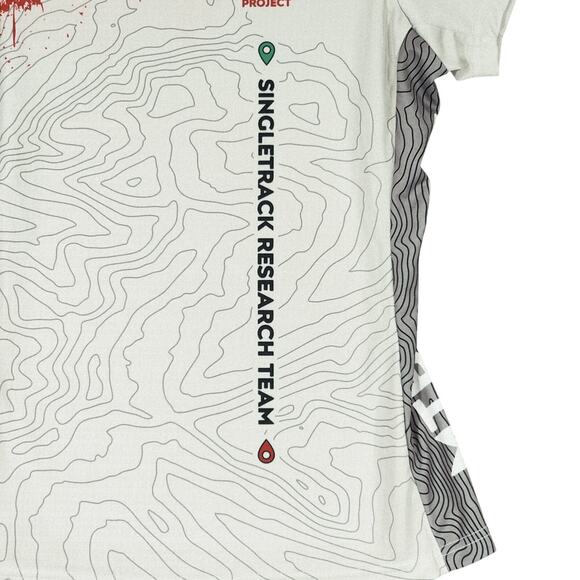 REI Coop Cycling Jersey S Women Red White MTB Project Single Track Research Team - Picture 10 of 10